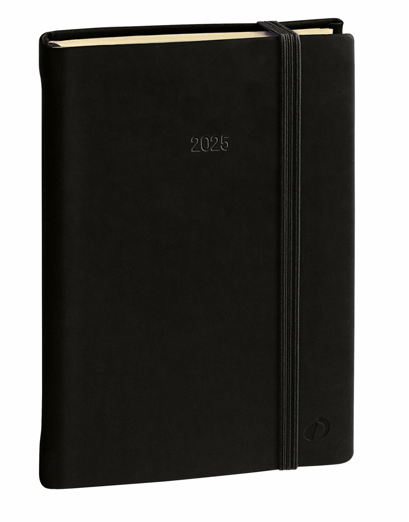 QUO-VADIS Agenda Silk DailyPocket 2025 617014Q 1T/1S schwarz ML 8.5x13cm