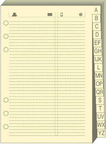 QUO-VADIS Timer 14 Telefonregister 720005Q 8x12.5cm