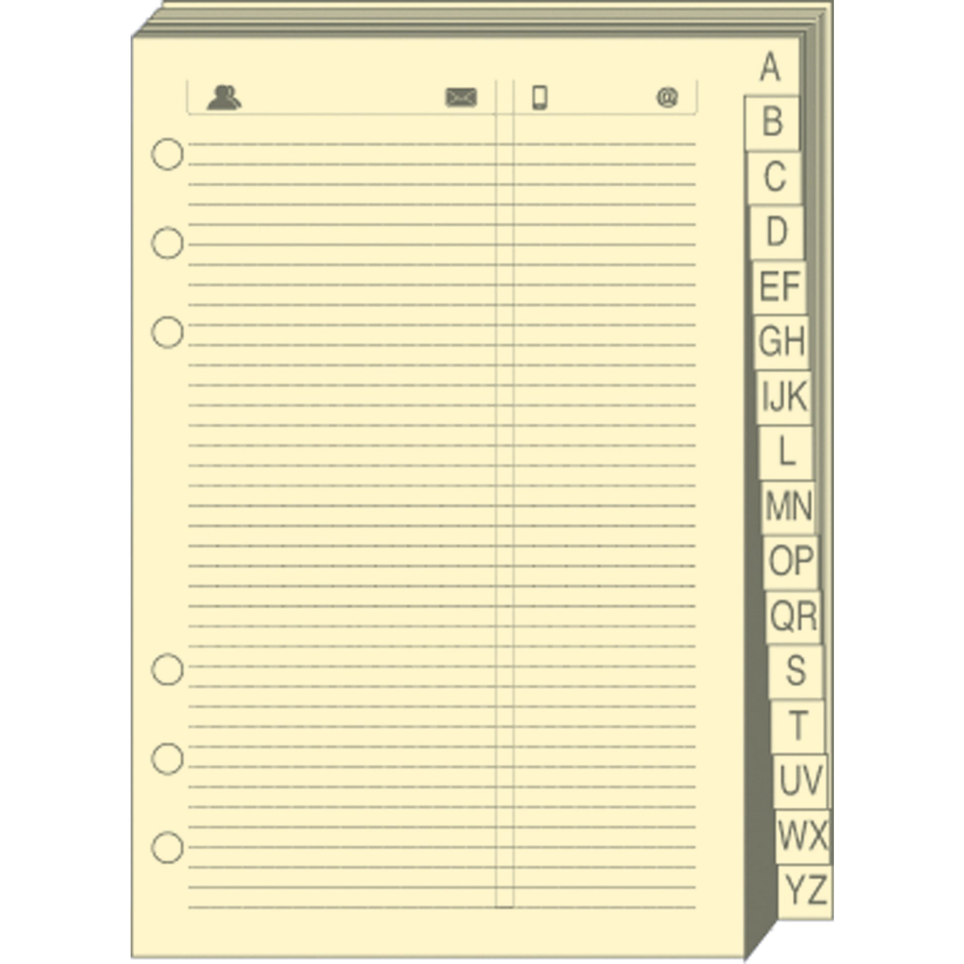 QUO-VADIS Timer 14 Telefonregister 720005Q 8x12.5cm