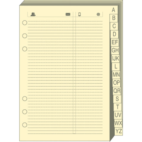 QUO-VADIS Timer 14 Telefonregister 720005Q 8x12.5cm