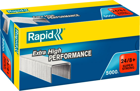 RAPID Heftklammern SuperStrong 24/8+ 24860100 verzinkt 5000 Stück