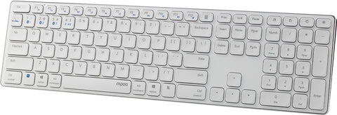 RAPOO E9800M ultraslim keyboard 11491 wireless, White