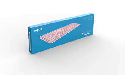 RAPOO E9700M ultraslim keyboard 12134 wireless, Pink