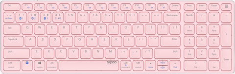 RAPOO E9700M ultraslim keyboard 12134 wireless, Pink