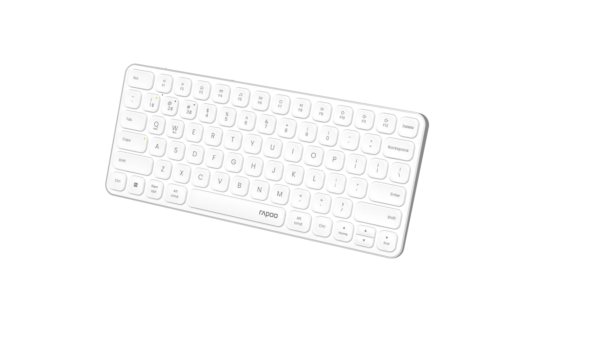 RAPOO E9610M ultraslim Keyboard 12641 Wireless, White