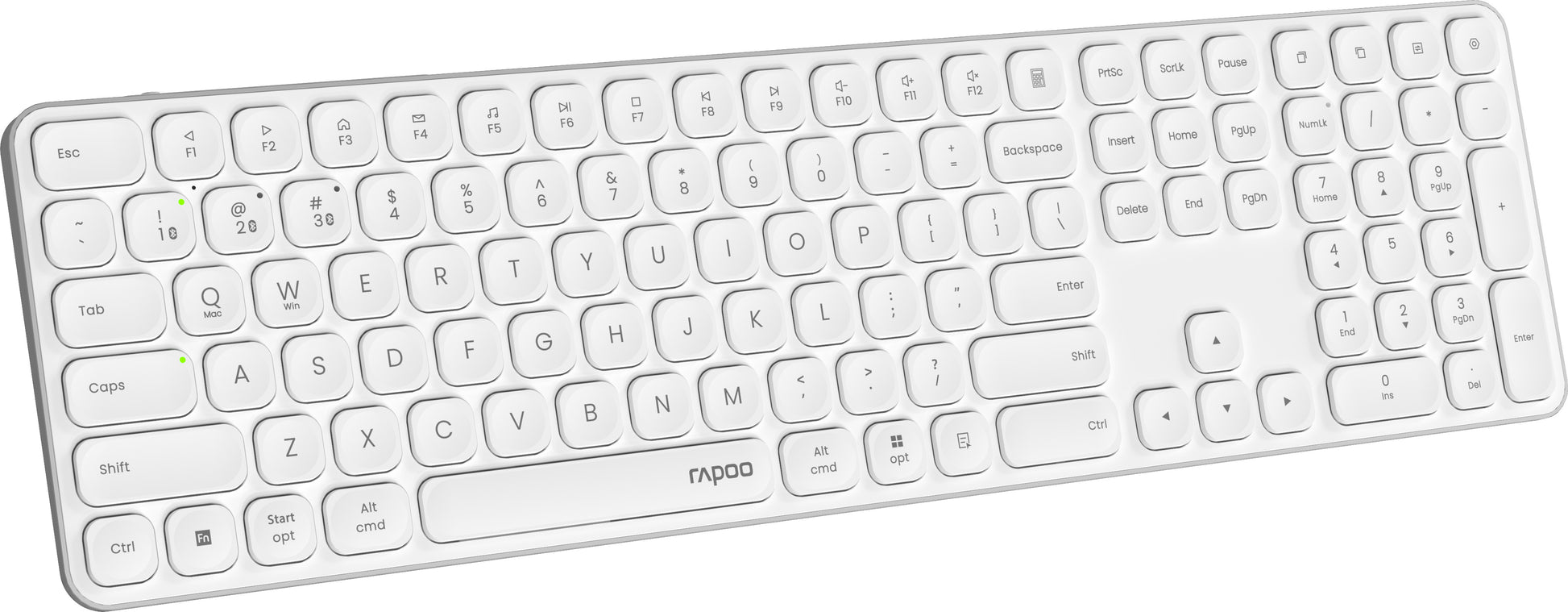 RAPOO E9810 ultraslim Keyboard 12645 Wireless, White