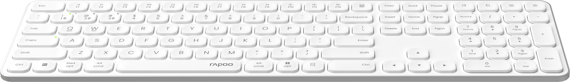 RAPOO E9810 ultraslim Keyboard 12645 Wireless, White