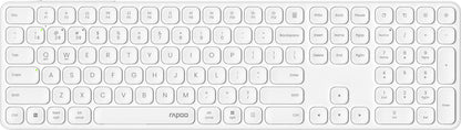 RAPOO E9810 ultraslim Keyboard 12645 Wireless, White