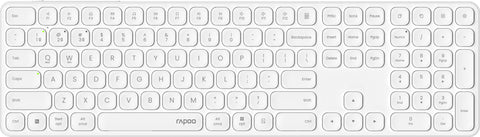 RAPOO E9810 ultraslim Keyboard 12645 Wireless, White