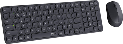 RAPOO 9710M ultraslim deskset 12648 Wireless, Dark Grey