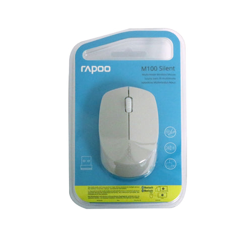 RAPOO M100 Silent Mouse 18185 Wireless, light grey