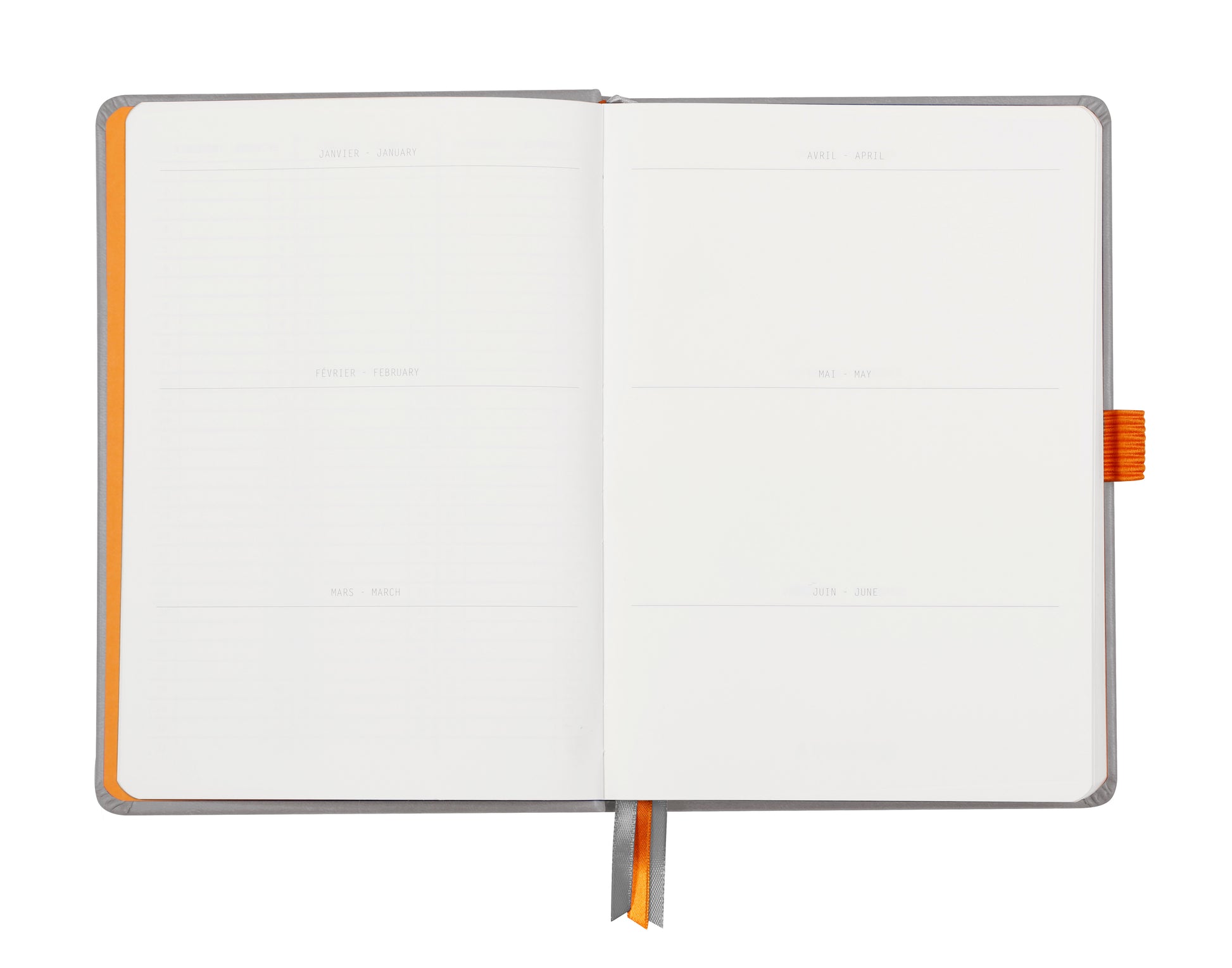 RHODIA Goalbook Notizbuch A5 118570C Hardcover silber 240 S.