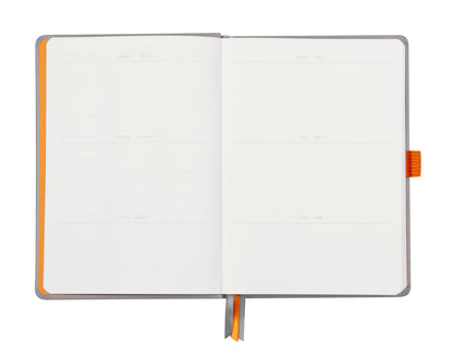 RHODIA Goalbook Notizbuch A5 118570C Hardcover silber 240 S.