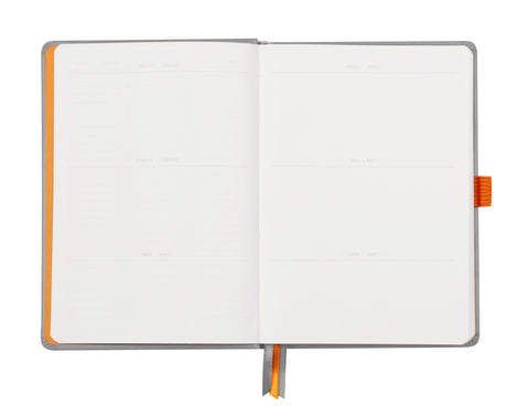RHODIA Goalbook Notizbuch A5 118570C Hardcover silber 240 S.