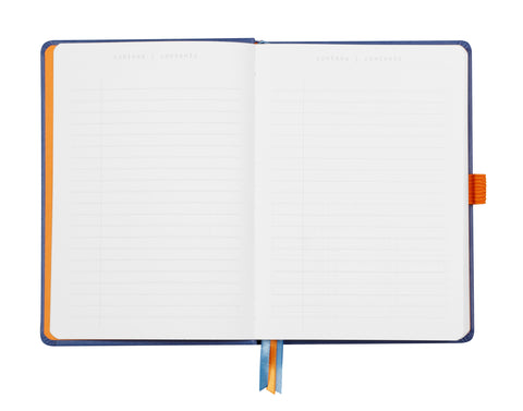 RHODIA Goalbook Notizbuch A5 118577C Hardcover saphirblau 240 S.