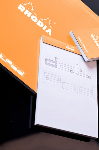 RHODIA Dot Pad orange 85x120mm 12558C Raster 80 Blatt
