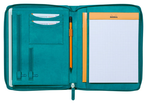 RHODIA Konferenzmappe A5 168103C pfaugrün