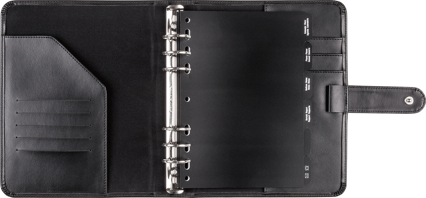 RIDOIDE London Timing 1 Ringbuch 706504590.25 schwarz 14.8x21cm