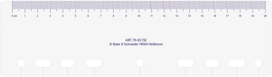 RIDOIDE Timing 1 Tagesanzeiger 7065732.25 transparent 8.1x22.5cm
