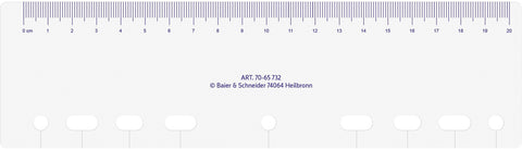 RIDOIDE Timing 1 Tagesanzeiger 7065732.25 transparent 8.1x22.5cm