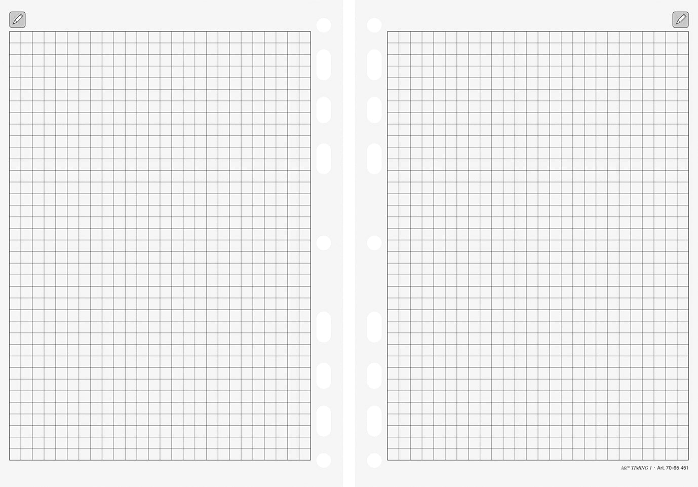 RIDOIDE Timing 2 Notizen kariert 7066451.25 32 Blatt 9.3x17.2cm