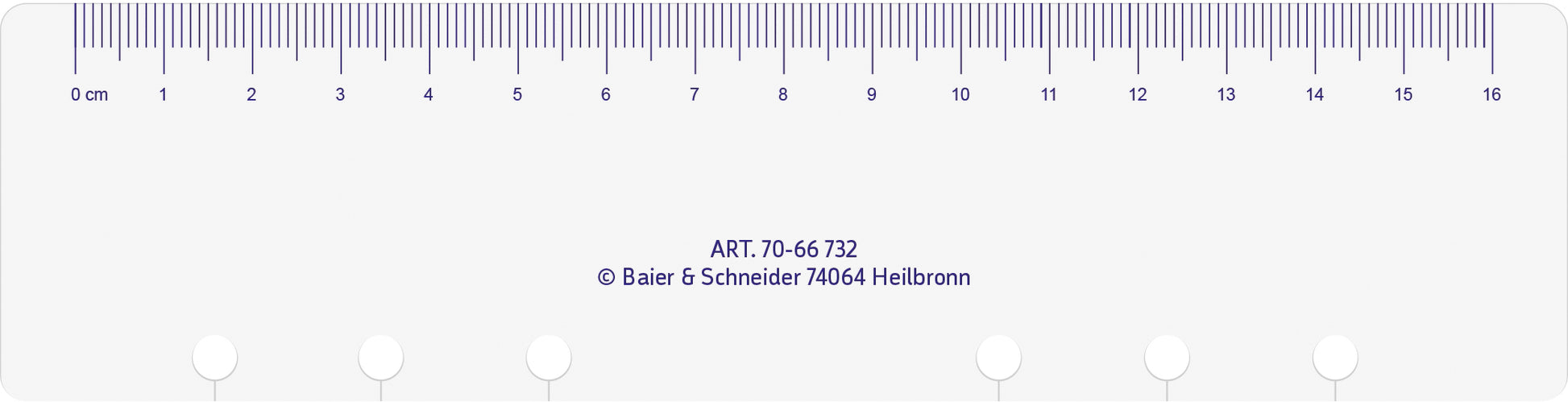 RIDOIDE Timing 2 Tagesanzeiger 7066732.25 transparent 5.3x18.5cm