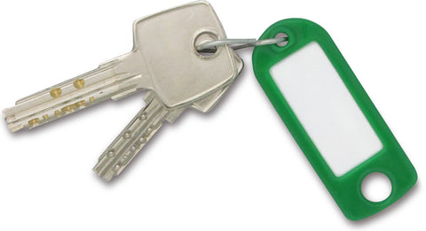 RIEFFEL SWITZERLAND Schlüsseletiketten 8034 SB/10 GRÜN 10 Stück grün