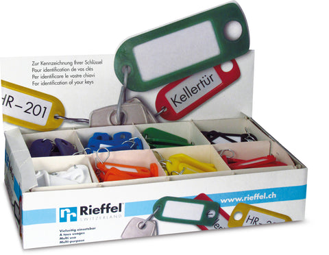 RIEFFEL SWITZERLAND Schlüssel-Anhänger 8034 STV/200 ass. 200 Stück