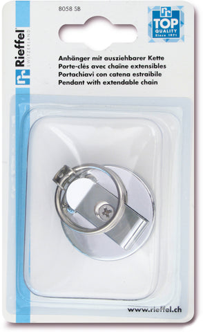RIEFFEL SWITZERLAND Schlüssel-Anhänger KyStor 8058 SB metall 50cm
