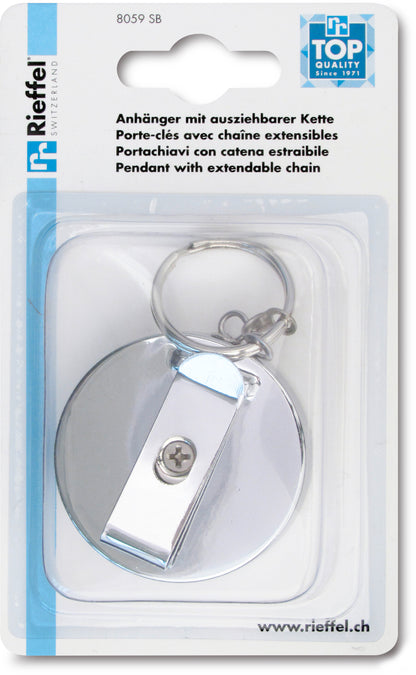 RIEFFEL SWITZERLAND Schlüssel-Anhänger 8059 SB metall 50cm