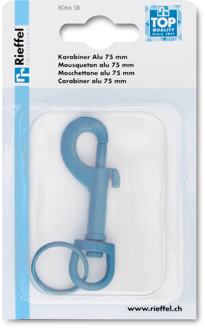 RIEFFEL SWITZERLAND Schlüssel-Karabiner 8066 SB couleurs ass.