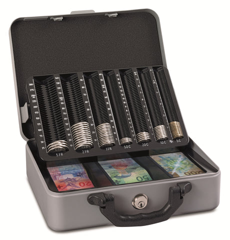 RIEFFEL SWITZERLAND Geldkassette Moneta DeLuxe A16585 30x24,2x10,2cm CHF