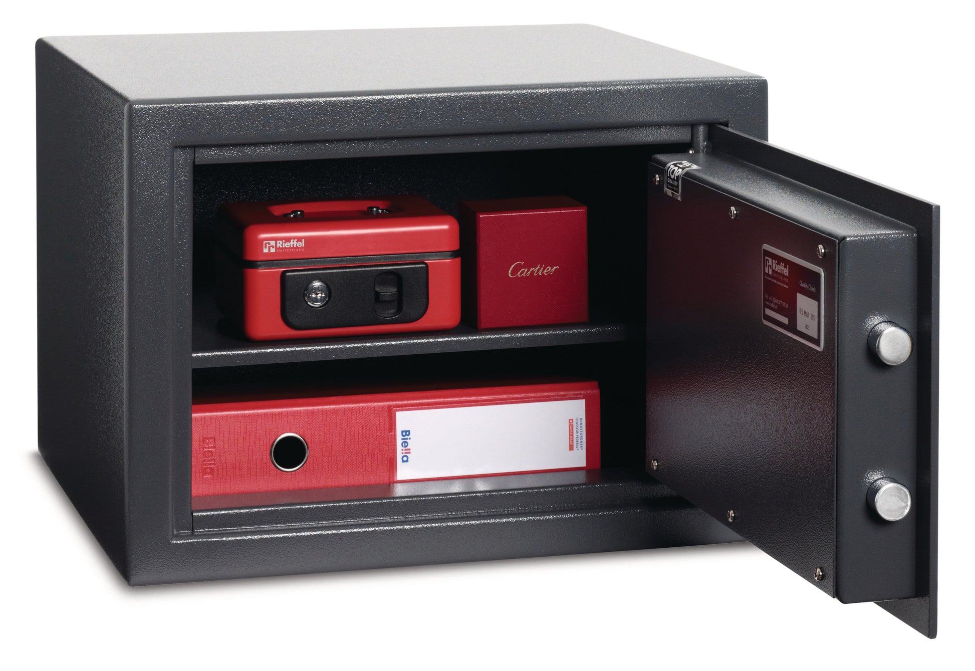 RIEFFEL SWITZERLAND Tresor EcoSafe 45x48x41cm ECOSAFE 350 E Stahl, Elektronischem Schloss