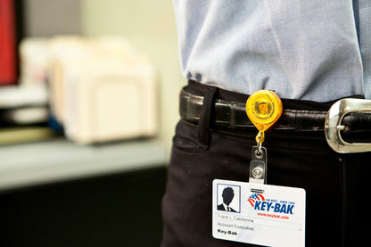 RIEFFEL SWITZERLAND Badgehalter KB MBID GELB gelb