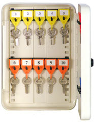 RIEFFEL SWITZERLAND Schlüsselkasten KyStor weiss KR-15.20 20x18,5x7,5cm 20 Haken