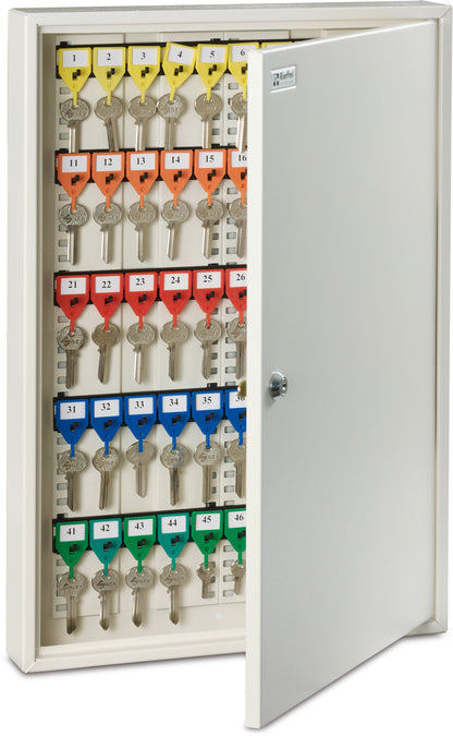 RIEFFEL SWITZERLAND Schlüsselkasten KyStor weiss KR-21.100 55×38×6,5cm 100 Haken