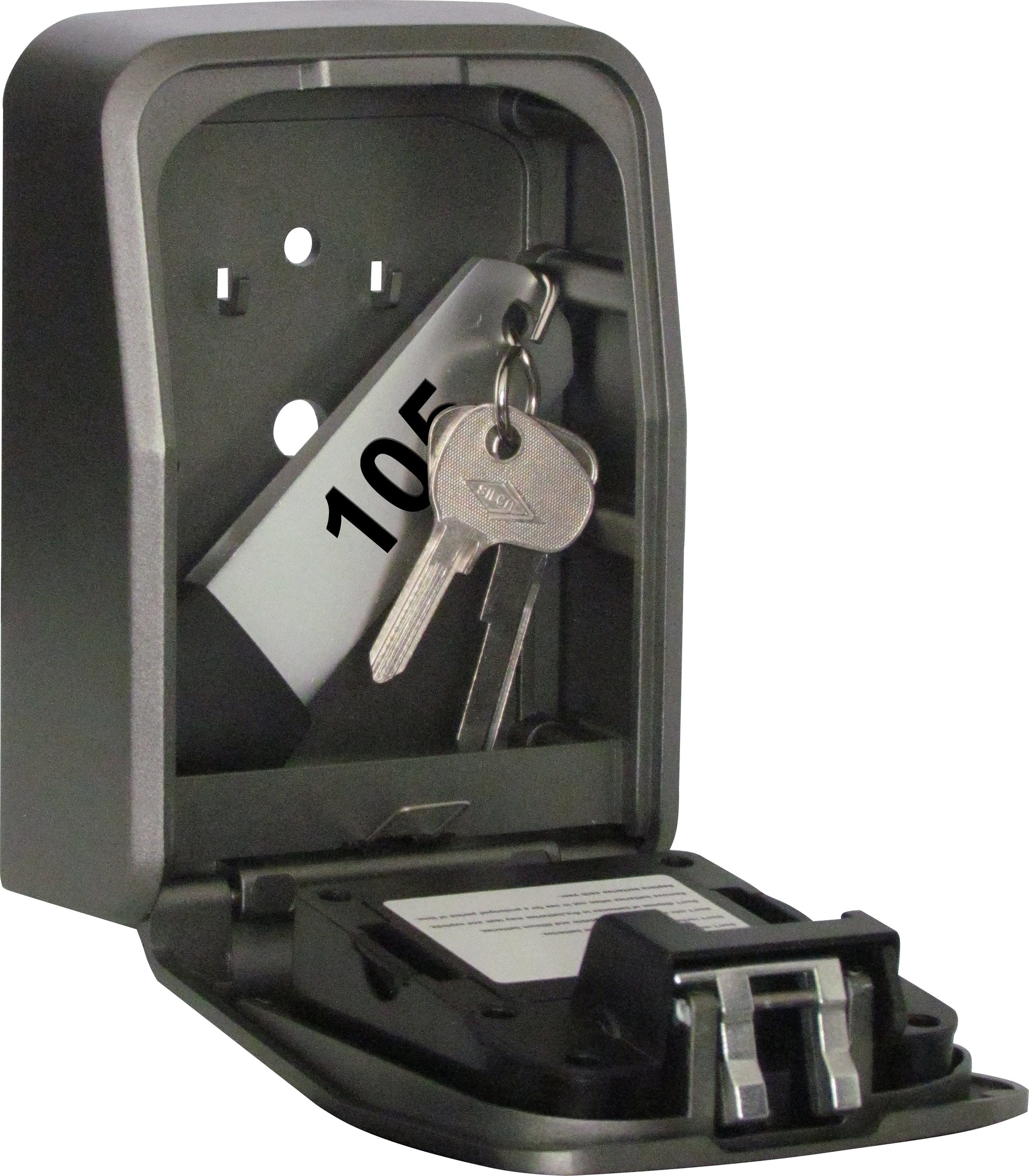 RIEFFEL SWITZERLAND Schlüsseldepot 10.5x14.5x55cm KSB-ELO XL mit Elektronikschloss, grau