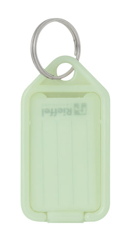 RIEFFEL SWITZERLAND Schlüsseletiketten 38x22mm KT 1000 GLOW DARK glow dark 100 Stück