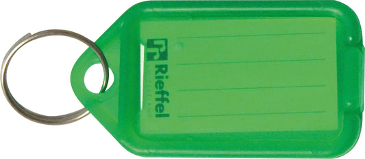 RIEFFEL SWITZERLAND Schlüsseletiketten 38x22mm KT 1000 SB/10 GRÜN vert 10 Stück