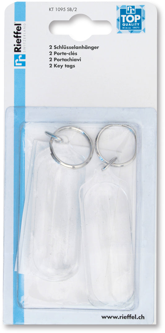 RIEFFEL SWITZERLAND Schlüssel-Anhänger KT 1095 SB/2 2 Stück