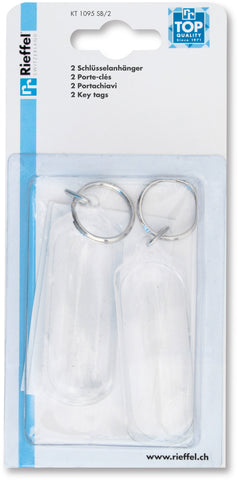 RIEFFEL SWITZERLAND Schlüssel-Anhänger KT 1095 SB/2 2 Stück