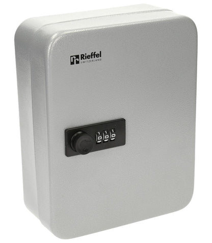 RIEFFEL SWITZERLAND Schlüsselkasten VT silber VT-SK 20 Z SILBER 20×16×8cm, 20 Haken