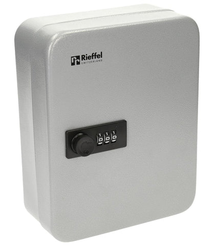 RIEFFEL SWITZERLAND Schlüsselkasten VT silber VT-SK 20 Z SILBER 20×16×8cm, 20 Haken