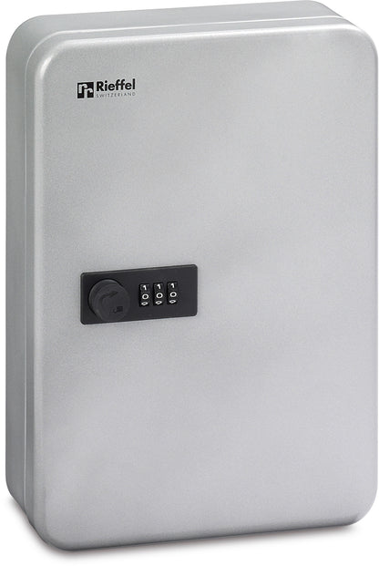 RIEFFEL SWITZERLAND Schlüsselkasten VT silber VT-SK 46 Z SILBER 30×24×8cm 46 Haken