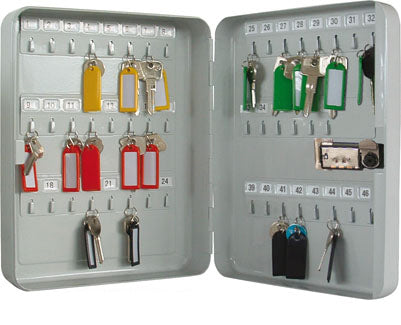 RIEFFEL SWITZERLAND Schlüsselkasten VT silber VT-SK 46 Z SILBER 30×24×8cm 46 Haken