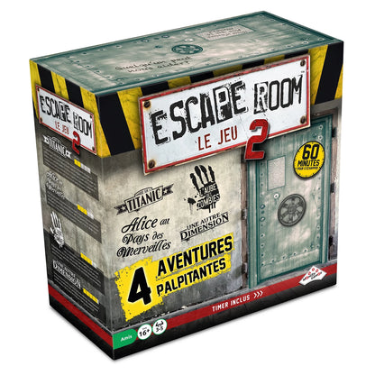ESCAPE ROOM COFFRET 4 JEUX N°2 (FR)