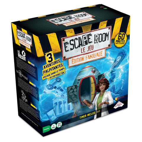 ESCAPE ROOM COFFRET VOYAGE DANS LE TEMPS - EDITION FAMILLE (