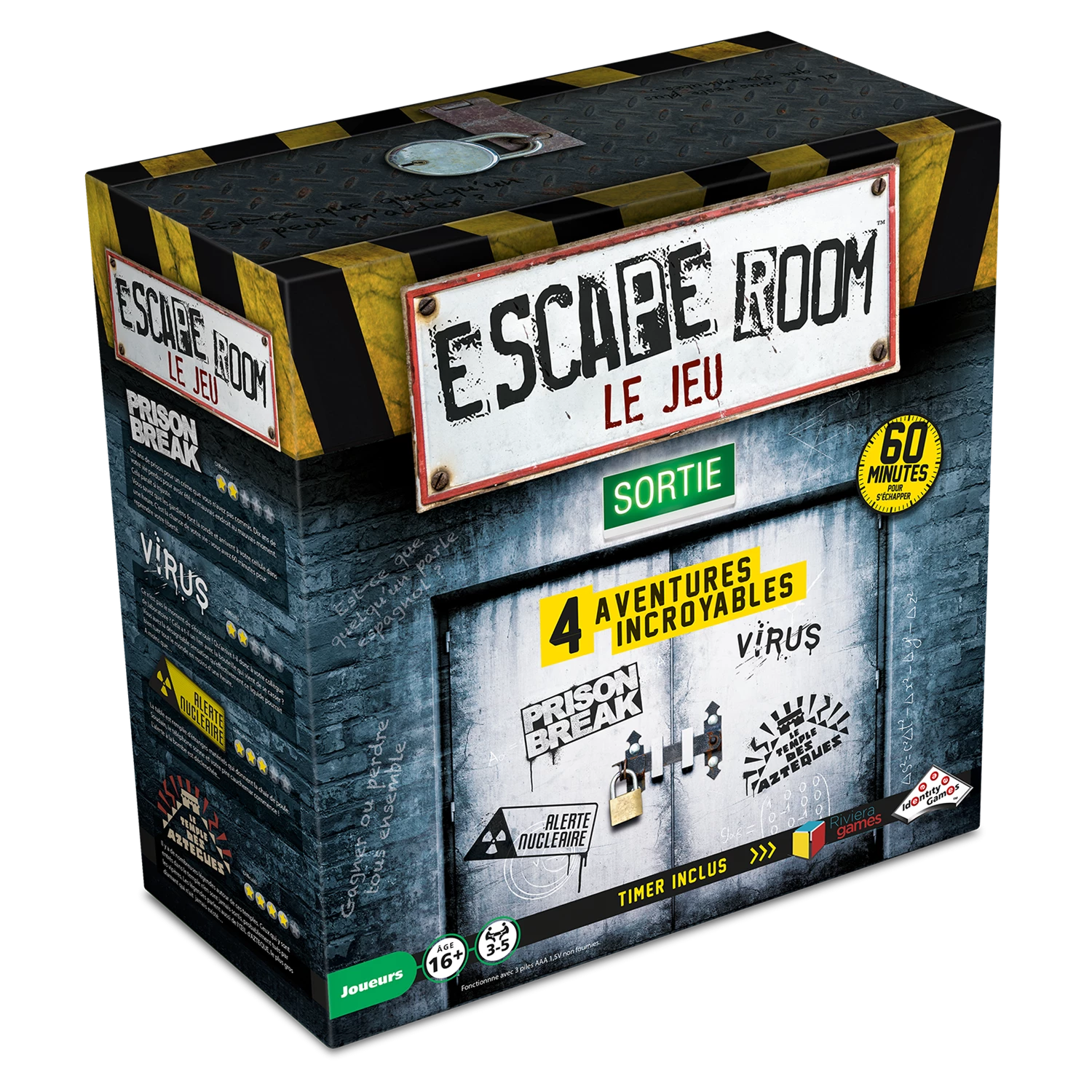 ESCAPE ROOM COFFRET 4 JEUX (FR)