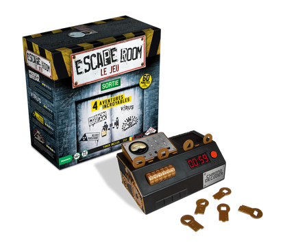 ESCAPE ROOM COFFRET 4 JEUX (FR)