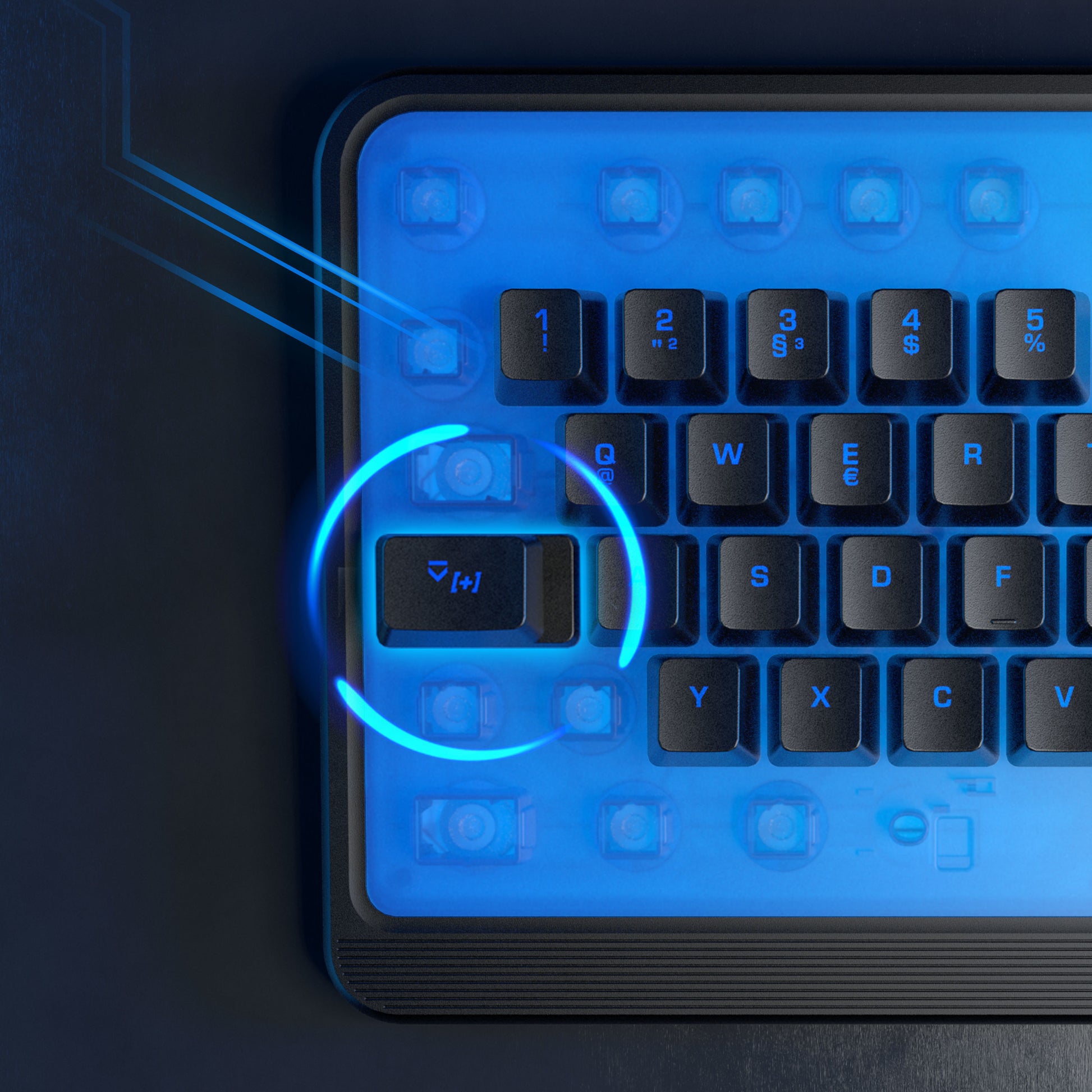 ROCCAT Magma RGB Membrane Keyboard ROC-12-588 CH-Layout